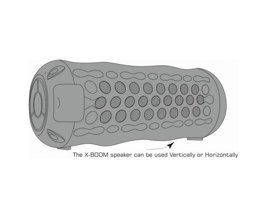 Swissten X-Boom Outdoor IPX5 Carabiner / Silikon Portatīvs Bezvadu Skaļrunis Bluetooth / 10W / 360 Surround / Micro SD / Melna