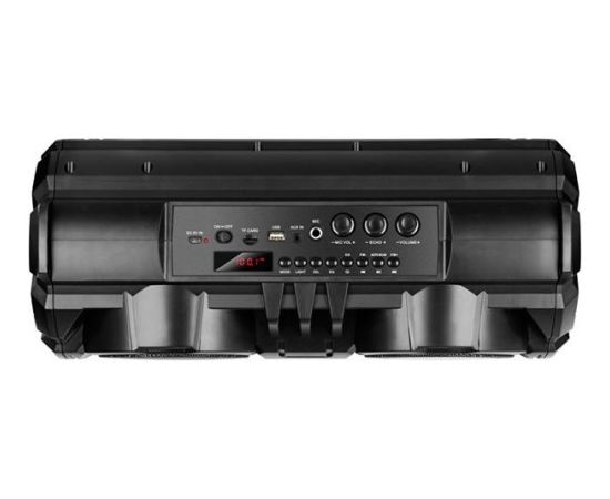 SVEN PS-485, black, power output 2x14W (RMS), Bluetooth, FM, USB, microSD, LED-display, lithium battery