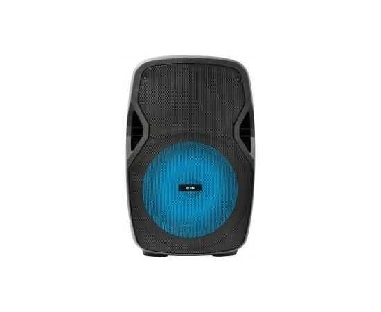 QTX PAL-12 12" RECHARGEABLE PORTABLE PA SYSTEM WITH LED EFFECT AND 2X VHF MICS, USB/SD/FM/BLUETOOTH PAL-12 Bezvadu skaļruņi