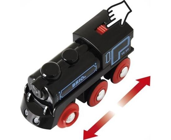 BRIO RAILWAY uzlādējams vilciens ar micro USB kabeli, 33599