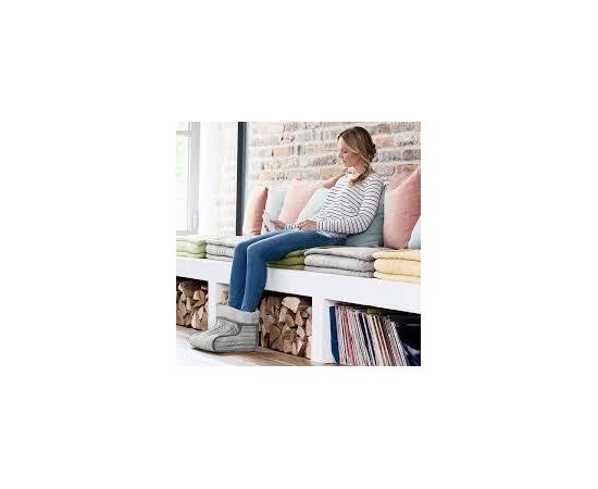 Medisana Foot warmer FWS Number of heating levels 3, Number of persons 1, Washable, Remote control, Oeko-Tex® standard 100, 100 W, Grey Gaisa sildītāji