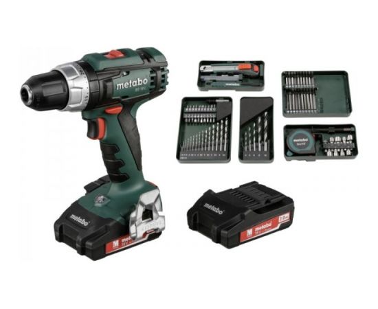 Metabo BS 18 Cordless Drill Driver incl. 2 battery and case