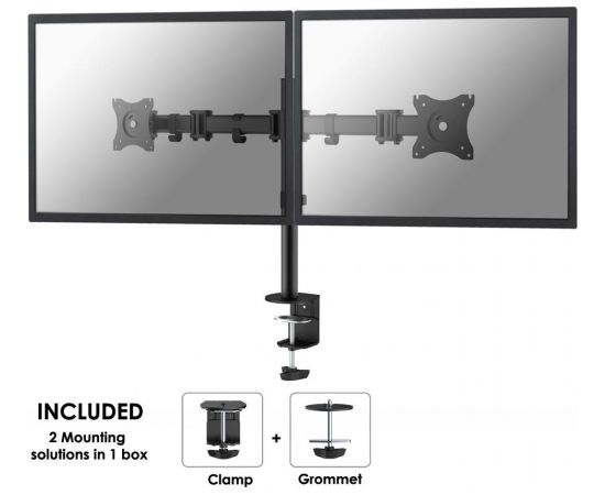 NEWSTAR NeoMounts Flat Desk Mount 2scr