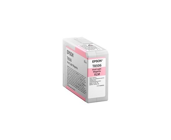 Epson T8506 Ink Cartridge, Light Magenta