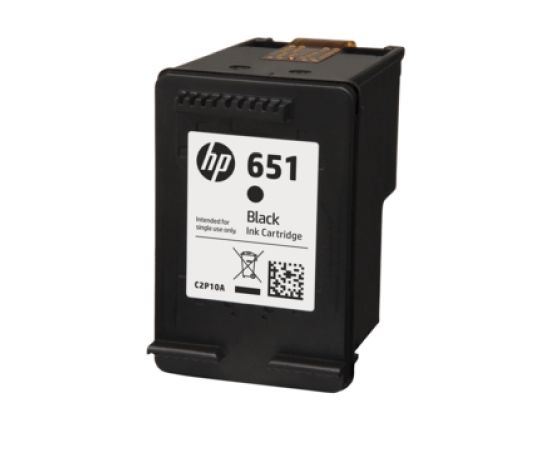 Hewlett-packard HP 651 Black Original Ink Advantage Cartridge (600 pages) / C2P10AE