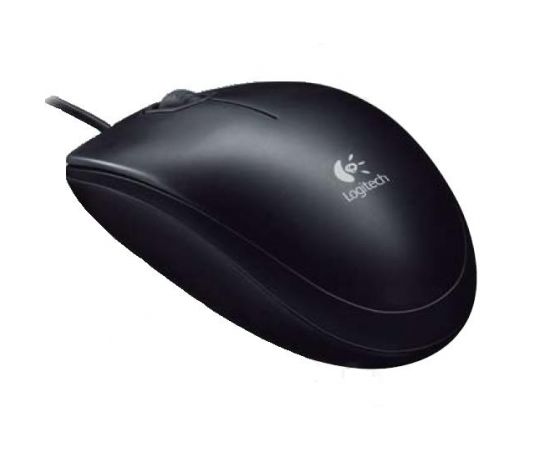 Logitech M90 Corded USB Optical Mouse, Black