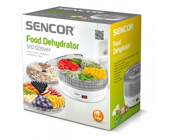 Сушилка для фруктов и овощей Sencor SFD 1205 WH