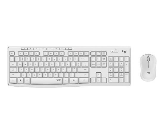 LOGITECH MK295 Silent Wireless Combo - OFF WHITE - PAN - 2.4GHZ -NORDIC