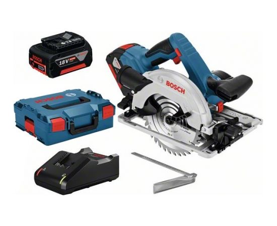 Bosch GKS 18V-57 G Akumulatora ripzāģis 18V + 2 x 4.0Ah akum.