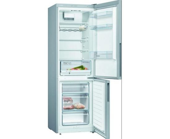 Bosch KGV36VIEAS s4 ledusskapis 186 cm Inox Low-Frost