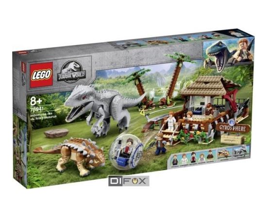 LEGO Jurassic World 75941 Indominus Rex pret ankilozauru