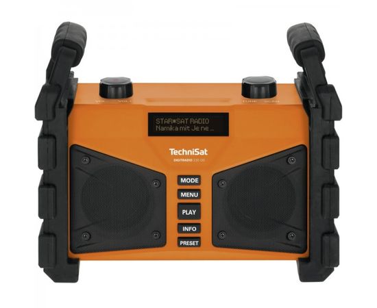 Technisat TechniSat DIGITRADIO 230 OD, construction Radio (orange / black, Bluetooth, DAB +, FM)