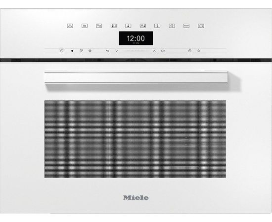 Miele DGM 7440 BRWS Tvaika krāsns ar mikroviļņu funkciju Balta