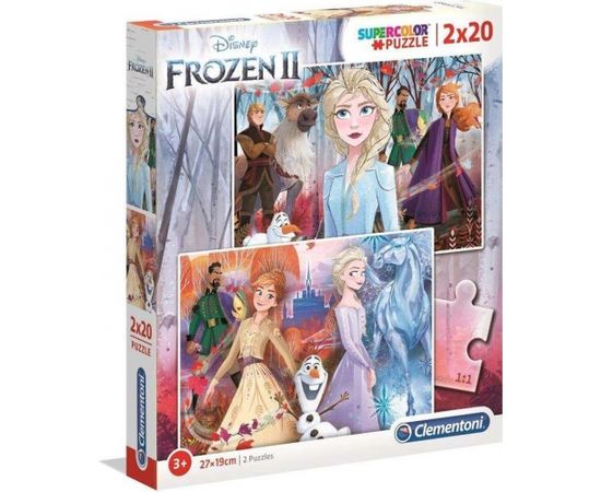 Clementoni Puzzle Frozen Art.24759 Пазл Холодное сердце,2x20 шт