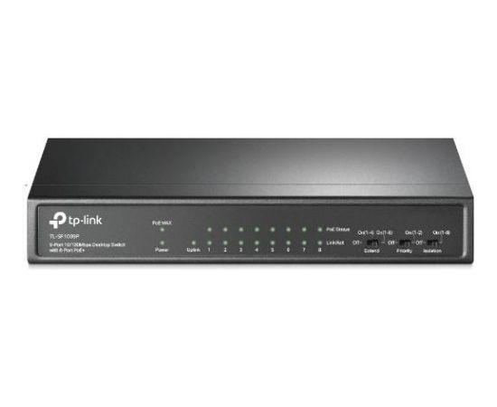 NET SWITCH 9PORT 10/100M/8P POE+ TL-SF1009P TP-LINK