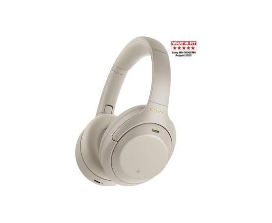 Sony WH-1000XM4 bezvadu austiņas, bezvadu Noise Cancelling austiņas Silver