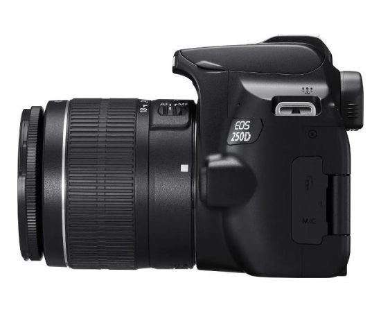 Canon EOS 250D 18-55 III+CB-SB130+16GB SD Spoguļkameras
