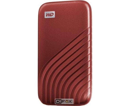 Western Digital MyPassport 500GB SSD Red       WDBAGF5000ARD-WESN