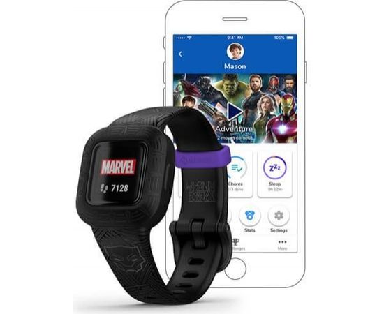 Garmin Vivofit Jr.3, black panther