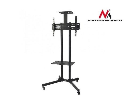 Maclean MC-661 TV Mobile Floor Stand Plasma/LCD TV Trolley w/ Mounting Bracket