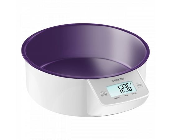 Sencor кухонные весы, фиолетовые