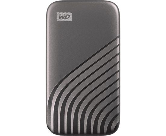 Sandisk WD My Passport External SSD 500GB USB 3.2, Space Gray, 1050MB/s Read, 1000MB/s Write, PC & Mac Compatiable