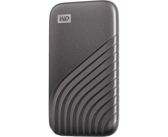 Sandisk WD My Passport External SSD 500GB USB 3.2, Space Gray, 1050MB/s Read, 1000MB/s Write, PC & Mac Compatiable