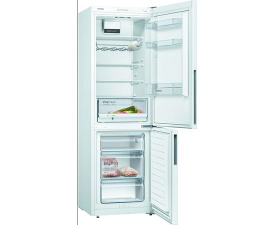 Bosch KGV362WEAS s4 ledusskapis 186cm A++ LowFrost balts