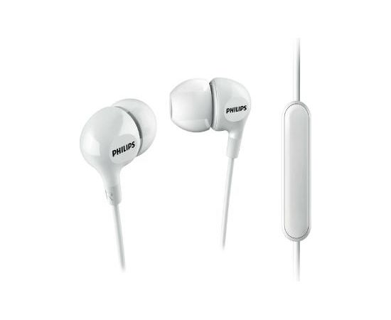 Philips Headphones with mic SHE3555WT 8.6mm drivers/closed-back In-ear White / SHE3555WT/00