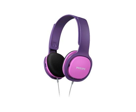 Philips Kids austiņas SHK2000PK On-ear Pink & purple / SHK2000PK/00