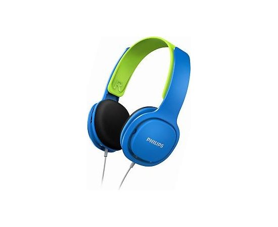 Philips Kids austiņas SHK2000BL On-ear Blue & Green / SHK2000BL/00