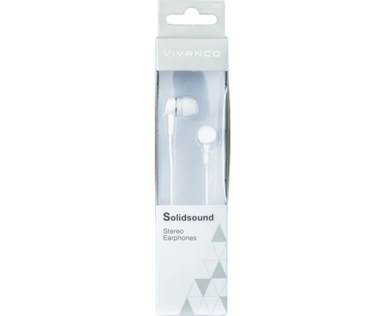 Vivanco austiņas Solidsound, white (38902)