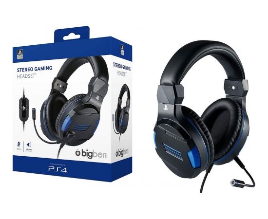 BigBen Stereo Gaming Headset Wired - Black (PS4)