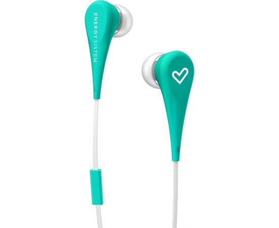 Energy Sistem Earphones Style 1+ In-ear/Ear-hook, 3.5 mm, Microphone, Green