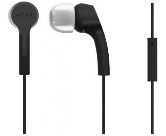 Koss Headphones KEB9iK In-ear, 3.5mm (1/8 inch), Microphone, Black,