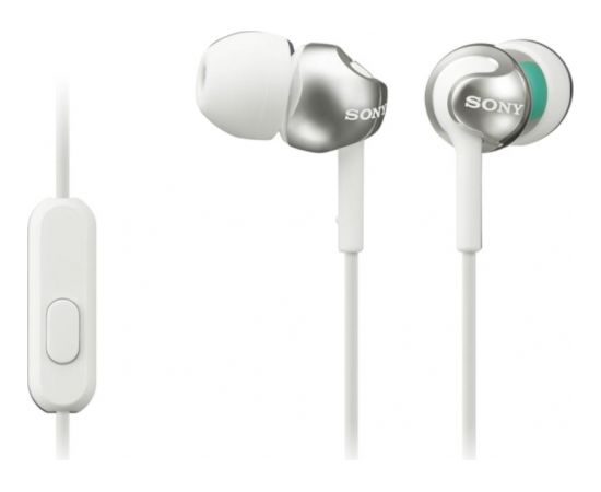 Sony In-ear Headphones EX series, White Sony MDR-EX110AP In-ear, White