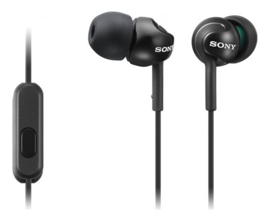 Sony In-ear Headphones EX series, Black Sony MDR-EX110AP In-ear, Black