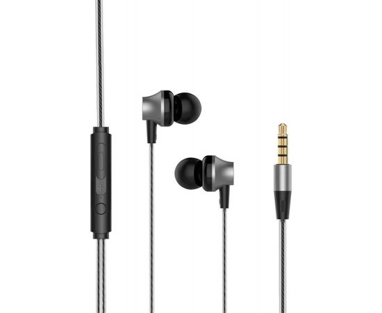 Devia Metal In-ear Earphone with Remote and Mic (3.5mm) black