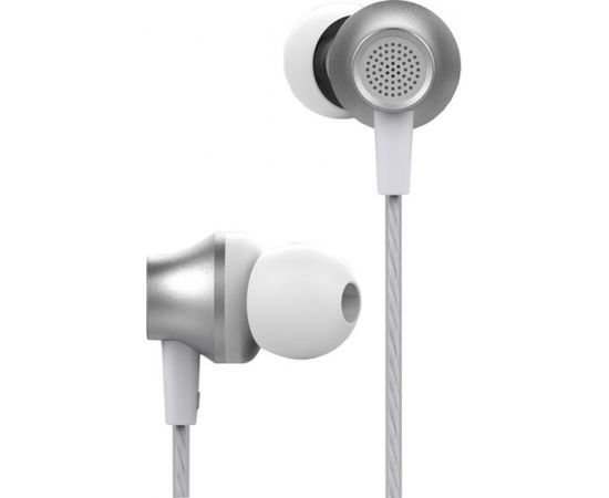 Devia Metal In-ear austiņas with Remote and Mic (3.5mm) silver