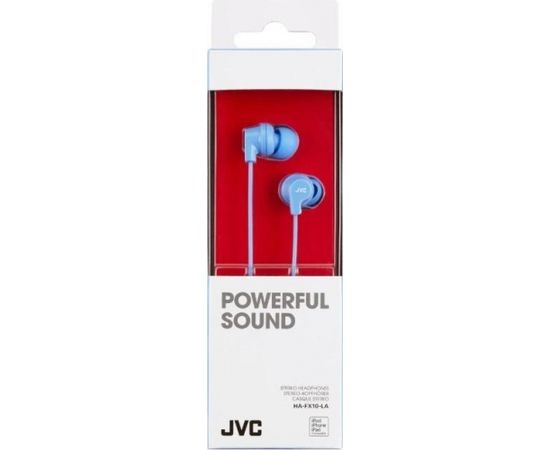 JVC HA-FX10-LA-E PowerFul Sound Austiņas Gaiši Zilas