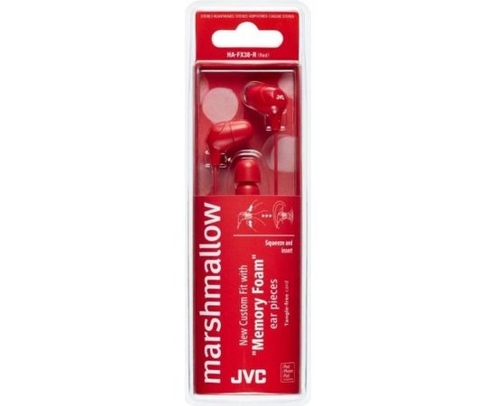 JVC HA-FX38-R-E Marshmallow Hаушники Kрасный