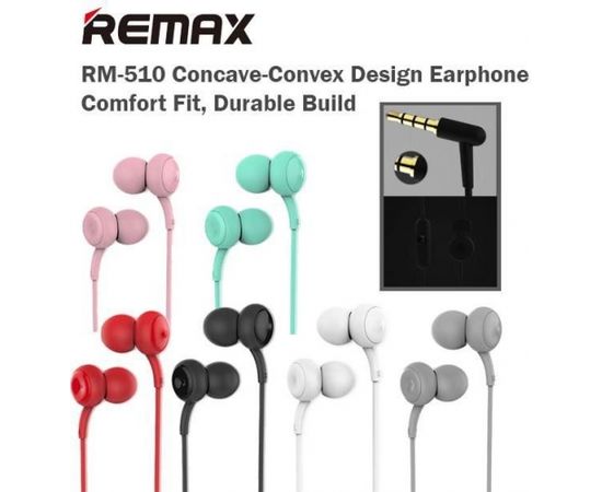 Remax Earphone RM-510  Blue