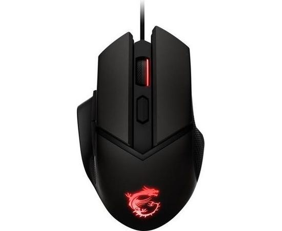 MSI Clutch GM20 Elite Optical, RGB LED light, Black, Gaming Mouse