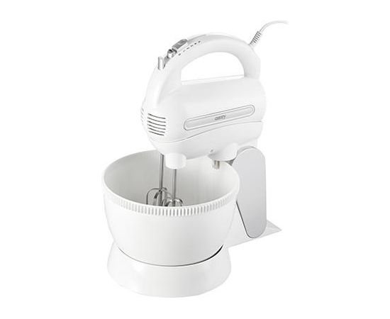 Camry Mixer with a bowl CR 4213 Corded, 300 W, Number of speeds 5, Shaft material Stainless steel, White
