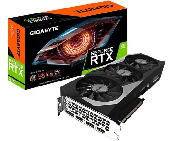Gigabyte GeForce RTX™ 3070 GAMING OC 8G NVIDIA 8GB Videokarte