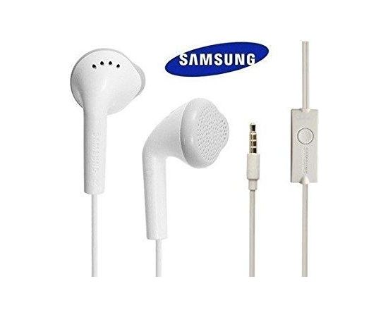 Samsung EHS61ASFWE Универсальные Оригинальные наушники с микрофоном / 3.5mm / 1.2m / Белый (OEM)