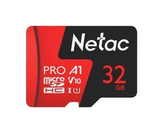 MEMORY MICRO SDHC 32GB UHS-I/W/A NT02P500PRO-032G-R NETAC