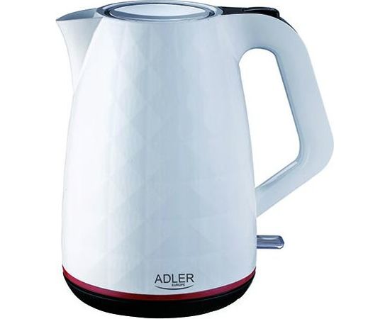 ADLER AD 1277 White Elektriskā tējkanna 1.7L 2200W