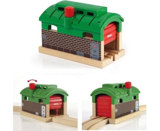 Unknown BRIO RAILWAY train garage, 33574000