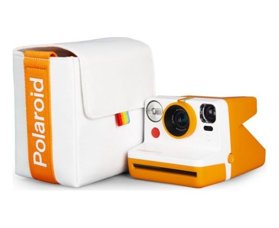 Polaroid Now bag, white/orange